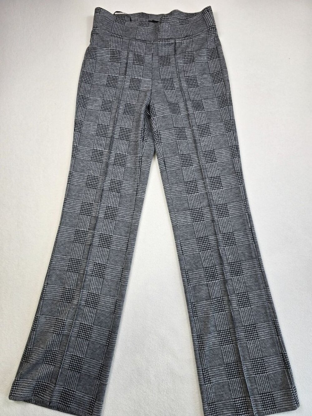 The Limited Small Womens Pull-On Bootcut Plaid Pants Very Soft